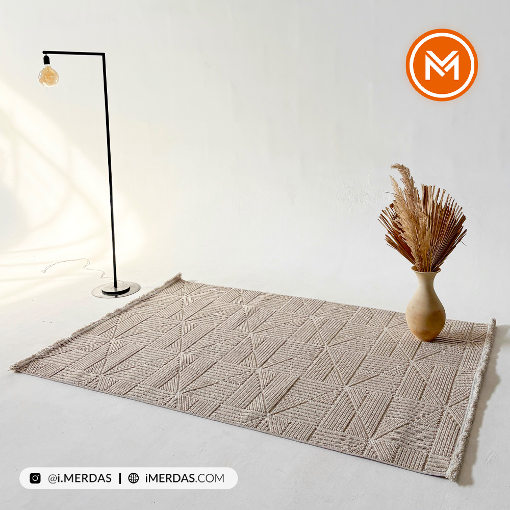 فرش پینترستی کد P16 زمینه نسکافه ای